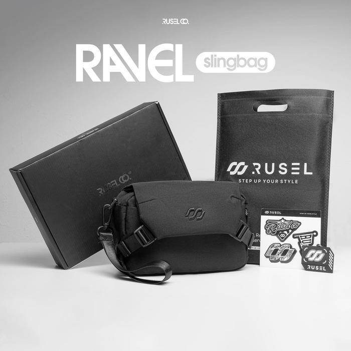 

KP750 RUSELCO I Slingbag Ravel Tas Selempang Pria Tahan Air Multifungsi SPECIAL