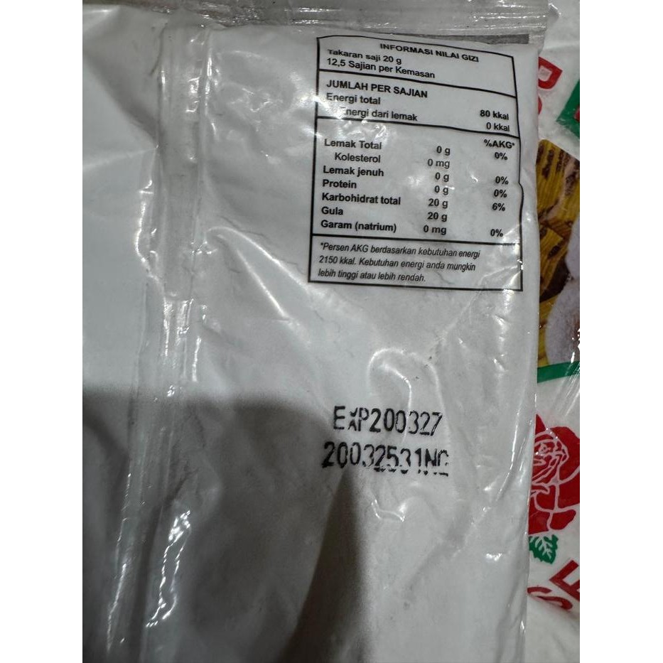 

Rose Brand Gula Halus / Tepung Gula 250 Gram / 500 Gram