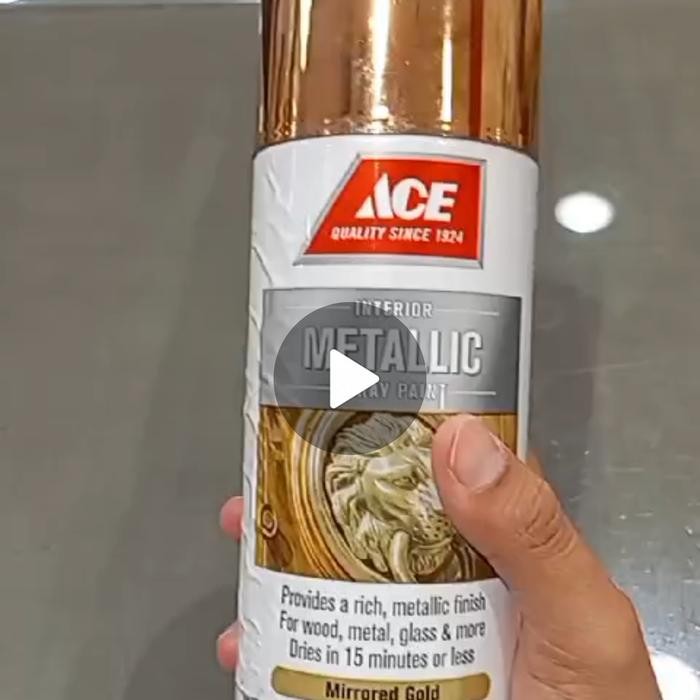 Cat Semprot Mirrored Gold/ ACE interior Gold Metallic Spray Paint