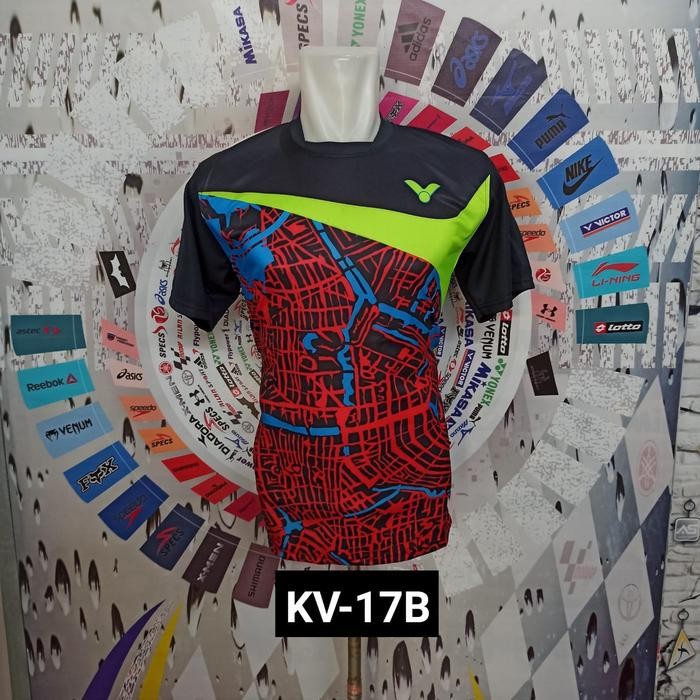 Baju Badminton Victor Kaos Bulutangkis Victor Termurah Best Quality 100% Original