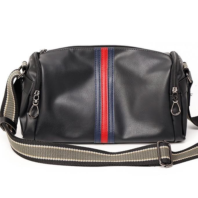 Torch Bags - Valered Tas Selempang Pria Kulit Tas Kulit Cowok Tas Pria Tas Jalan Hitam