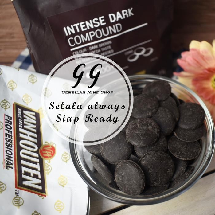 

Van Houten Dark Coins Compound 1 Kg Professional Chocolate Intense