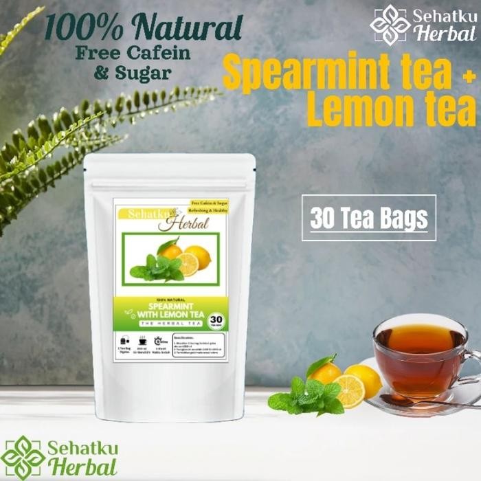 

Lecy.store2 Sehatkuherbal spearmint with Lemon tea isi 30 tea bag