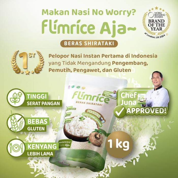 

[New Launch] Flimrice Nasi Shirataki (Nasi Diet) - 1 kg
