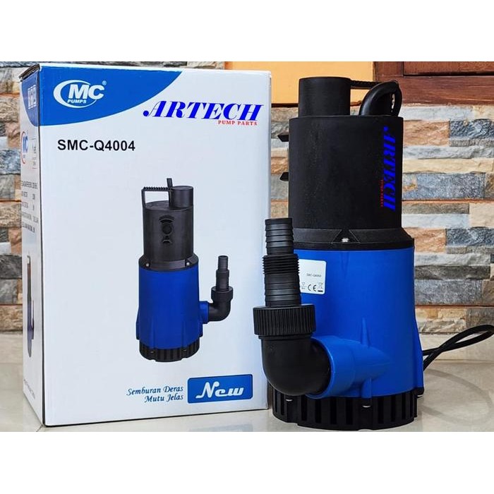 Mc Pump Smc-Q4004 200 Watt Non Auto Pompa Air Celup (Submersible Pump)