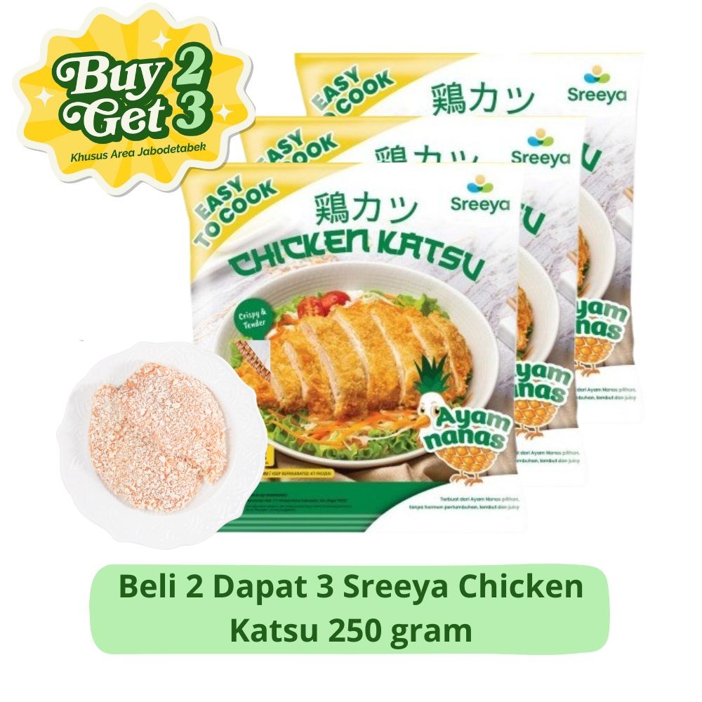 

Buy 2 Get 3 Sreeya Chicken Katsu 250 gram