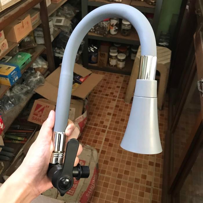 KRAN CUCI PIRING FLEKSIBEL HITAM / KERAN CUCI PIRING HITAM/ KRAN ANGS