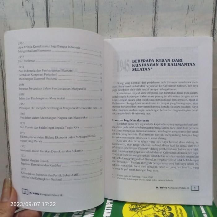 

SALE !!! ORIGINAL ANTIK BUKU SATU ABAD BUNG HATTA KUMPULAN PIDATO JILID 3 KARANGAN BY MOHAMMAD HATTA