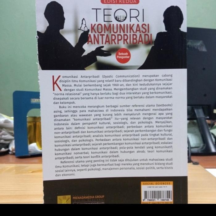 

SALE !!! BUKU TEORI KOMUNIKASI ANTAR PRIBADI SEBUAH PENGANTAR ED KEDUA -BUDIYA READYY