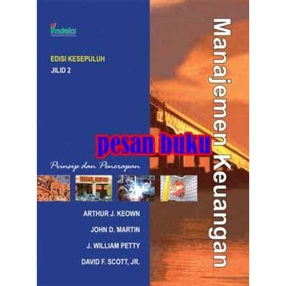 

SALE !!! BUKU MANAJEMEN KEUANGAN EDISI 10 JILID 2 ARTHUR J. KEOWN READYY