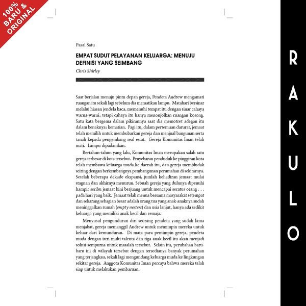 

SALE !!! BUKU PELAYANAN KELUARGA DAN GEREJA - CHRIS SHIRLEY READYY