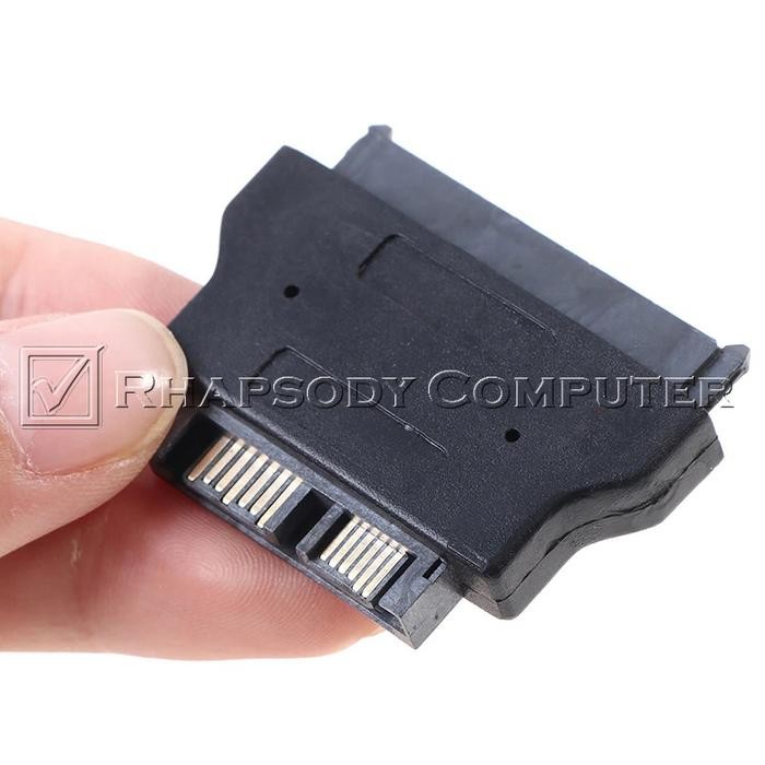 Sata 7+15 22Pin Female To Slimline Sata 7+6 13Pin Male Adapter
