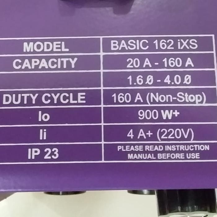 TERBARU MESIN LAS LAKONI BASIC 162IXS INVERTER 900WATT TERMURAH