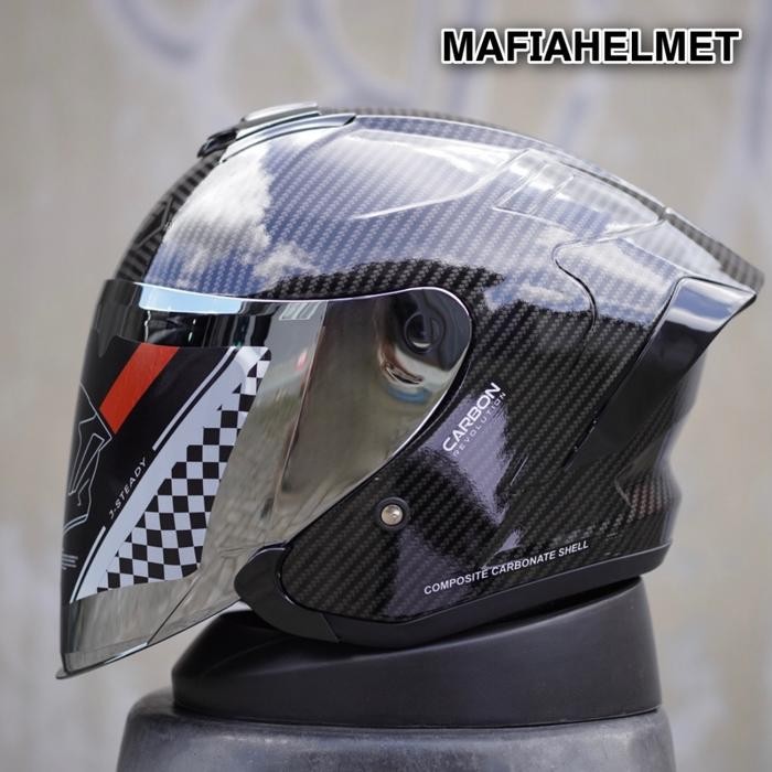HELM JS ARMOR CARBON HALF FACE *
