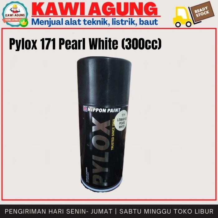 Cat Semprot Pylox 171 Lemari Es Pearl White Pilox Spray Paint Original