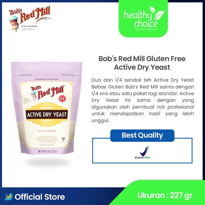 

Bob's Red Mill Gluten Free Active Dry Yeast 227gr