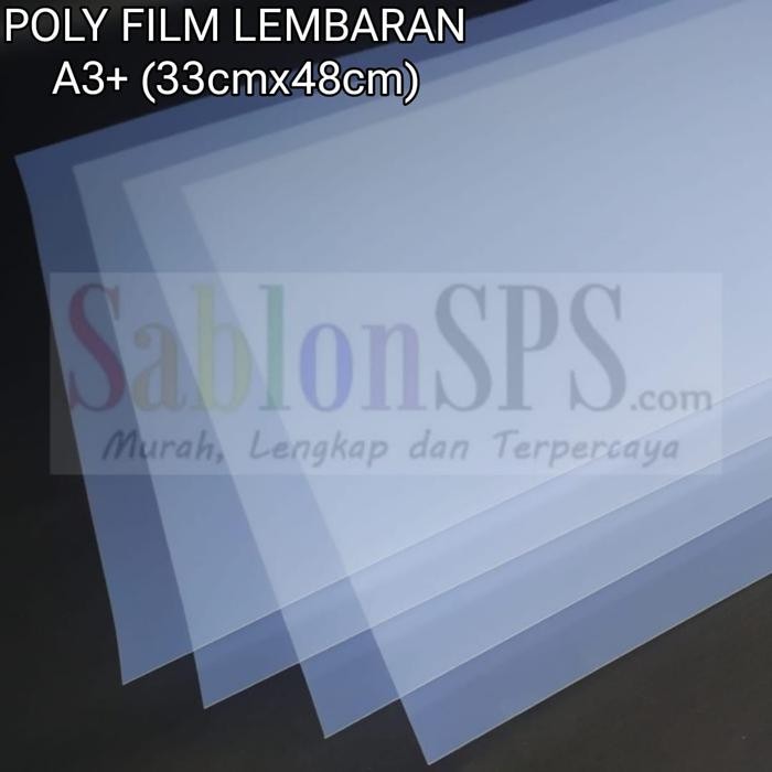 

PLASTIK POLYFILM INKJET A3+ UNTUK FILM SABLON 100 LEMBAR