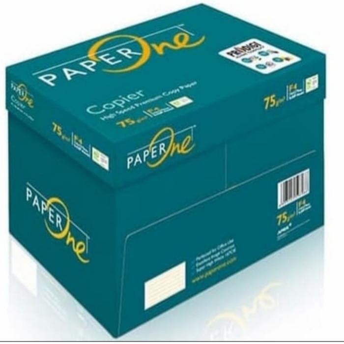 

Kertas Hvs Folio F4 75 gram paperone 1dus (5rim) Paper one