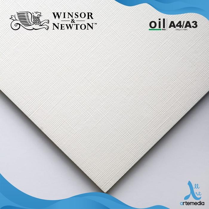 

Stok Baru Kertas Gambar Winsor & Newton Oil Paper Pad Canvas Texture