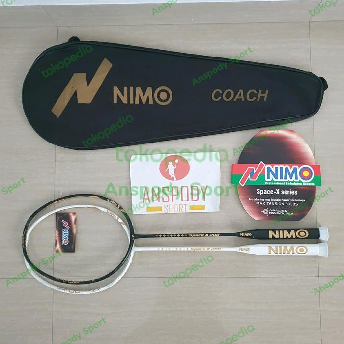 Raket Badminton Nimo Space X 200 New Best Quality 100% Original