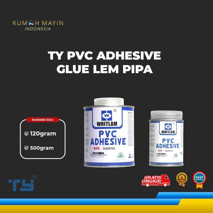 

Stok Baru TY PVC ADHESIVE GLUE LEM PIPA - LEM PIPA AQUARIUM