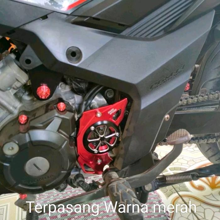 Cover gear Variasi Censi Motor Pnp CB150R CBR150R Sonic Supra GTR pnp