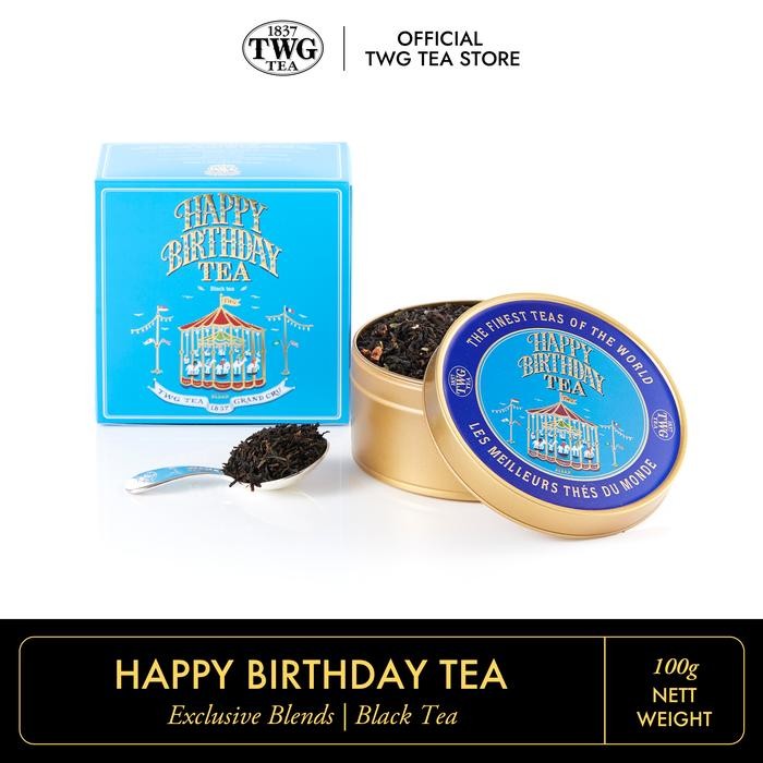 

TWG Tea Happy Birthday Tea, Caviar Tin Tea, 100g