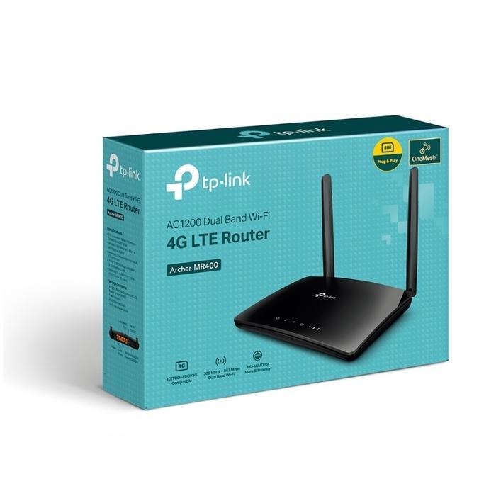 WIRELESS ROUTER TP-LINK ARCHER MR400 AC1200 4G LTE DUAL BAND