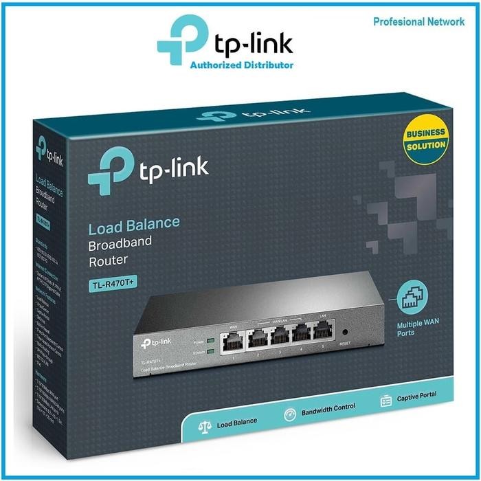 TP-LINK LOAD BALANCE BROADBAND ROUTER TL-R470T+