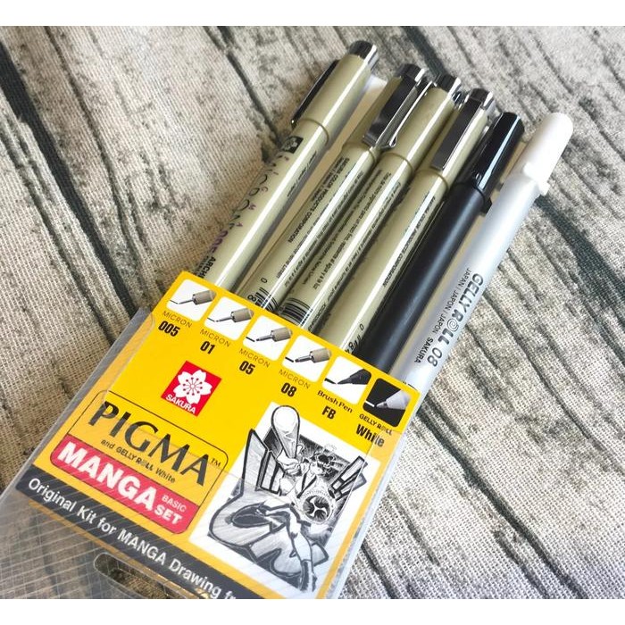 

Sakura Pigma Manga Basic Set