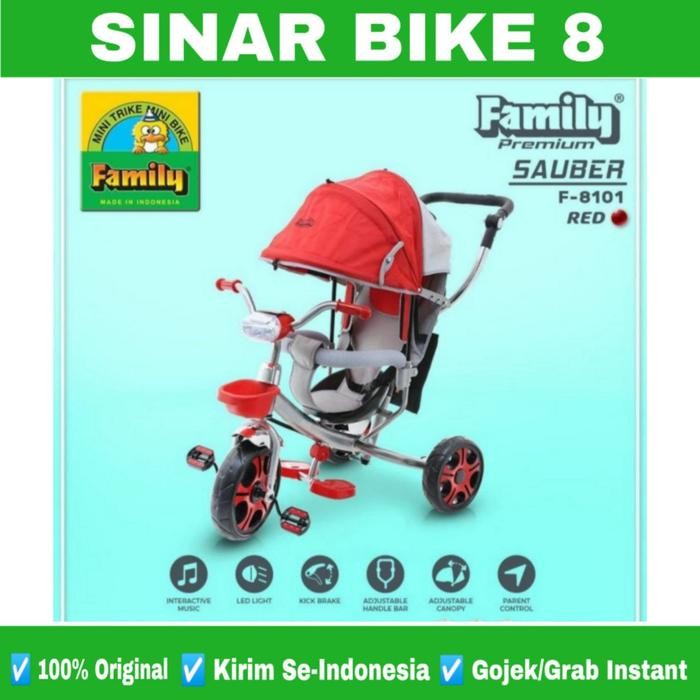 Sepeda Anak Roda 3 Stoller Family F 8101