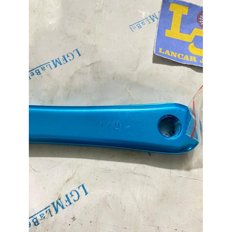 Crank Sepeda Fixie Bmx Viva & Eg Bb Kotak Alloy Alumunium 42T Dan 44T High Quality Made In Taiwan