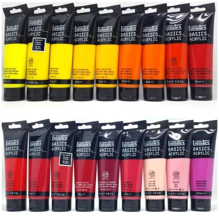 

Cat Akrilik Liquitex Basics Acrylic 118Ml Alizarin Crimson Hue