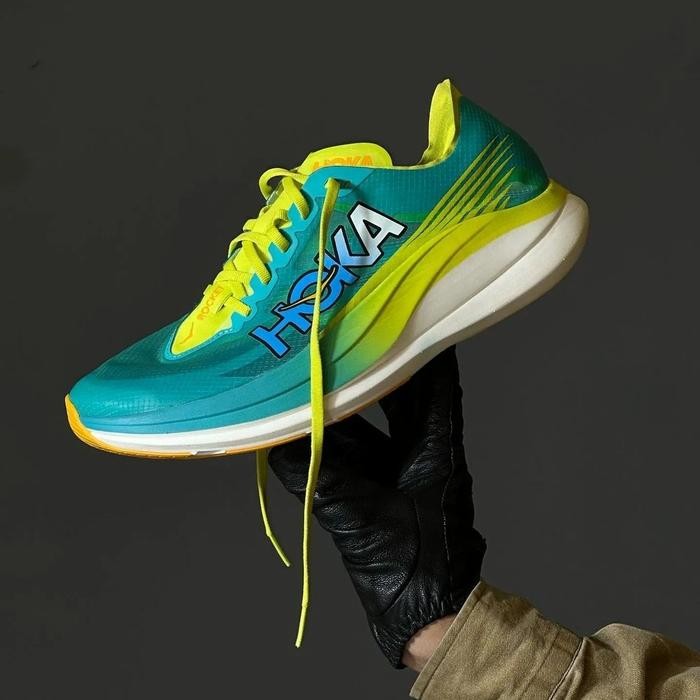 Sepatu Hoka One One Rocket X 2 / Ceramic Evening Primerose Terbaru Best Quality 100% Original