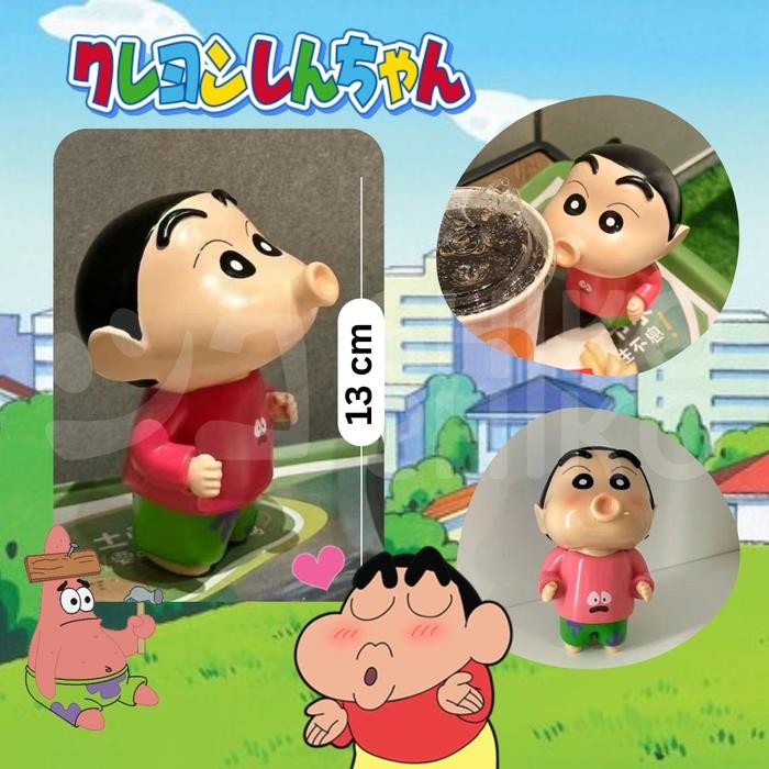 Fgrsc Figure Crayon Shinchan Take A Bath Action Figur Mandi Pahlawan Bertopeng Buddha Belalai Gajah