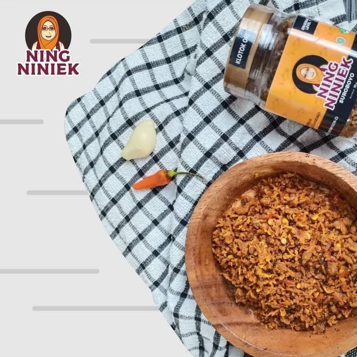 

(Allthebest) ABON SAMBAL KLOTOK NING NINIEK/ABON SAMBEL IKAN ASIN KHAS SURABAYA 70g