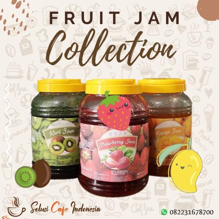 

(Allthebest) Tester Fruit Jam 300gr Strawberry Mango Kiwi Pineapple Passion Fruit