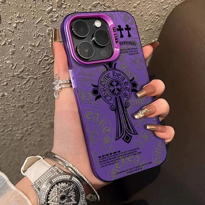 TERBARU CASING IPHONE CHROME HEARTS 7+ 8+ X/XS XR XSMAX 11 12 13 14 15 PRO TERMURAH