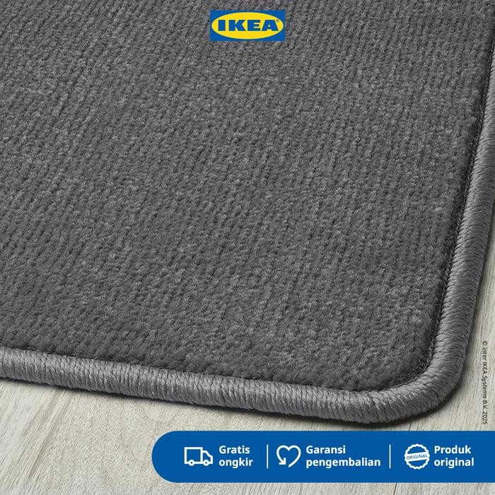 IKEA FLOTTBRO Keset Pintu Sintetis Minimalis Abu 40x60cm *