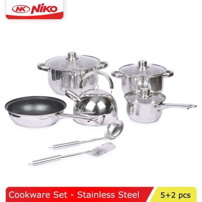 NIKO COOKWARE SET NK1112ST-Stainless *