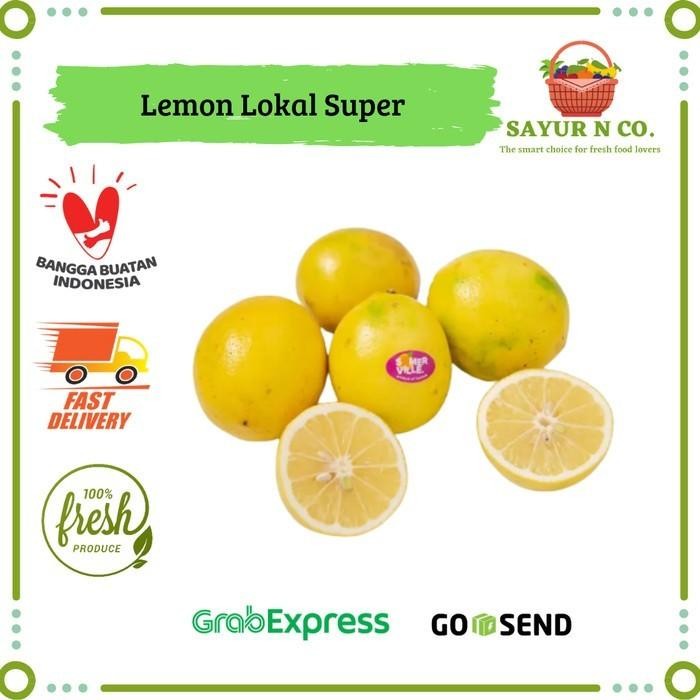 

ASLI Lemon Lokal California Segar Sayur N Co Bekasi READY STOCK
