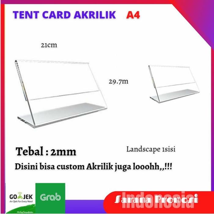 

Kenko Stationary - Acrylik Desk/ Tend Holder/Tend Card A4