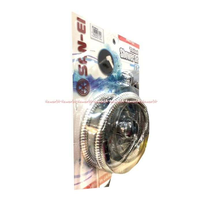 Hemat San-Ei Toilet Shower Set Psn75C Keran Untuk Cebok Kran Wc Stainless
