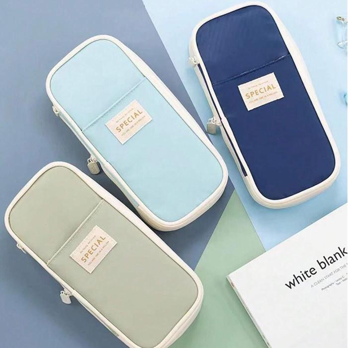 

Deli Stationary - Kawaii Angoo Pencil Cases Large Capacity Pen Bag Pouch Gift For Girls Student