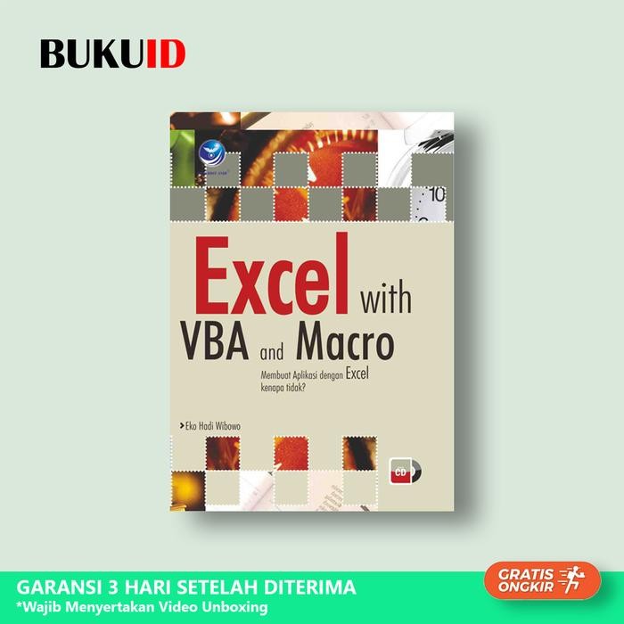 

Excel With VBA And Macro , Membuat Aplikasi Dengan Excel Kenapa Tidak