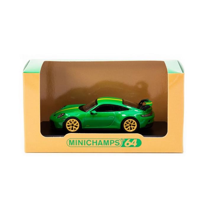 Tarmac 643061007 Porsche 911 GT3 Rs (992) Green Collab With Minichamps