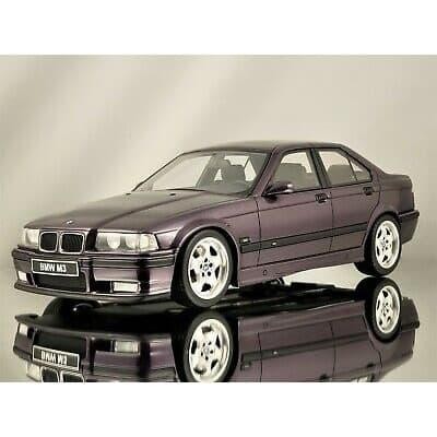 1/18 OTTO MODEL BMW E36 M3 PURPLE DIECAST MINIATUR NOT PARAGON M4 M5