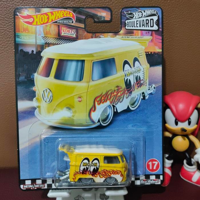 hot Wheels boulevard VW kool kombi mooneyes US card non SNI