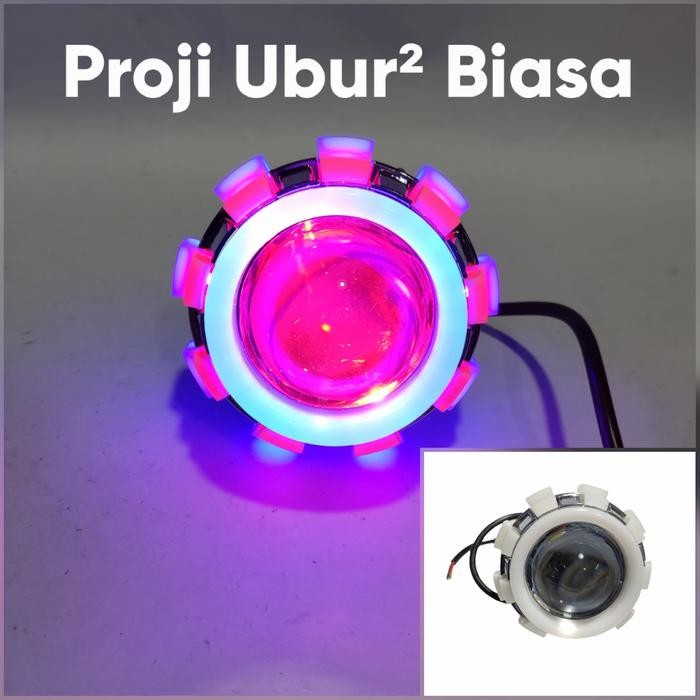 Lampu Led Projie Motor Mobil Jauh Dekat Double Ae De Rbr Copotan