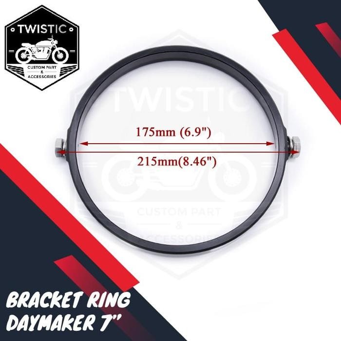 Bracket Breket Dudukan Pangkon Daymaker 7 Inch Motor Custom Ready